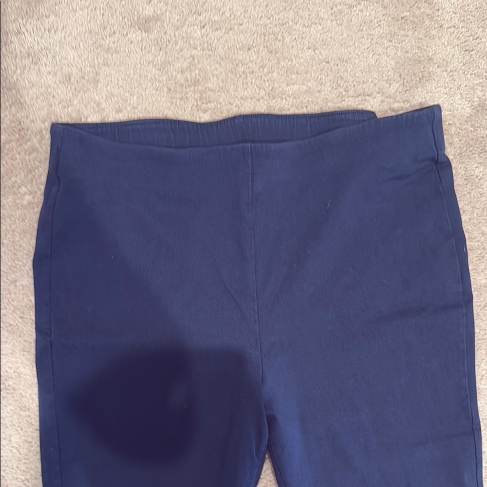 LC Lauren Conrad Blue Ankle Cropped Pants - Picture 2 of 5